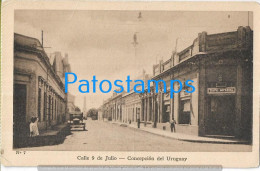 227214 ARGENTINA ENTRE RIOS CONCEPCION DEL URUGUAY STREET CALLE 9 DE JULIO POSTAL POSTCARD - Argentina