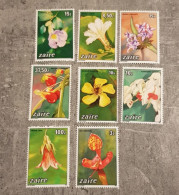 ZAIRE FLOWERS SET MNH - Sonstige & Ohne Zuordnung