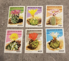 BENIN CACTI-CACTUSSES SET MNH - Cactus