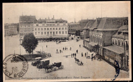 Sverige - 1929 - Goteborg - Drottningtorget With Statens Station And Hotel Eggers - Suède