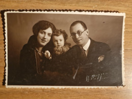 19192.  Fotografia Cartolina D'epoca Gruppo Famiglia 1930 Savona - 13,5x8,5 - Personnes Anonymes