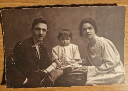 19194.  Fotografia Cartolina D'epoca Gruppo Famiglia 1923 Italia - 13,5x9 Foto Massaglia Torino - Personnes Anonymes