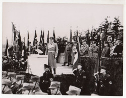 RUDOLF  HESS  E Ministro  DORPMULLER - Inaugurazione Canale Adolf Hitler - Foto Originale - Anno 1939 - Guerre, Militaire