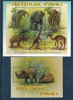 Nevis - 2005 - Prehistorics Animals - Yv 1854/59 + Bf 260 - Prehistorisch