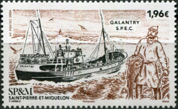 Saint Pierre And Miquelon 2024. Ship Galantry (MNH OG) Stamp - Ongebruikt