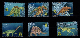 Nevis - 1999 - Prehistorics Animals - Yv 1215/20 (from Sheet) - Prehistorisch