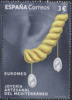 Spain 2021-Euromed: Traditional Mediterranean Jewelry Set (1v) - Unused Stamps