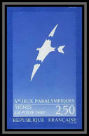 France N°2734 Jeux Paralympiques Tignes 1992 Olympiques Olympic Games Non Dentelé ** MNH (Imperf) Cote 40 - 1991-2000