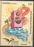 Spain 2023-Euromed: Mediterranean Festivals Set (1v) - Unused Stamps
