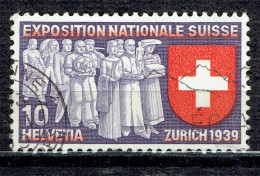 Exposition Nationale De Zurich : Représentants Corporations Apportant à L'exposition Produits De Leur Travail (en Fr) - Used Stamps