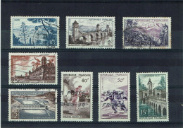 FRANCE - 1955 à 1957 Y&T N° 1038 - 1039 - 1041 - 1042 - 1073 - 1074 - 1078 - 1105 Oblit (0119) - Used Stamps