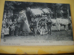 40 3971 CPA  1907 - 40 UNE NOCE DANS LES LANDES - LE RETOUR DE L'EGLISE - ANIMATION. ATTELAGE - Nozze