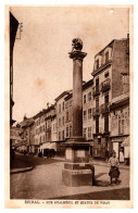 Epinal - Rue Rualménil Et Statue De Pinau - Epinal
