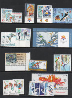 OLYMPICS - 2002 -SALT LAKE WINTER OLYMPICS  SMALL COLLETCION OF VARIOUS COUNTRIES MINT NEVER HINGED SG CAT £47+ - Winter 2002: Salt Lake City