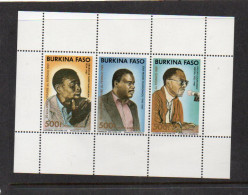 BURKINO FASO - 1989 - FESPACO FILM FESTIVAL SHEETLET OF 3  MINT NEVER HINGED SG CAT £21 - Burkina Faso (1984-...)