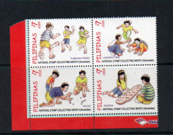 PHILIPPINES -2009 - STAMP COLLECTING MONTH SET OF 4  MINT NEVER HINGED  - Philippines
