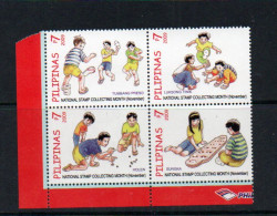 PHILIPPINES -2009 - STAMP COLLECTING MONTH SET OF 4  MINT NEVER HINGED  - Filippijnen