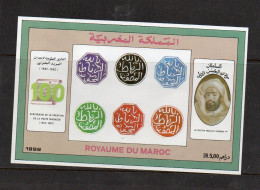 MOROCCO - 1992- STAMP CENTENARY SOUVENIR SHEET MINT NEVER HINGED  - Marokko (1956-...)