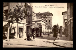 93 - BONDY - PLACE ALBERT THOMAS - AVENUE DE LA REPUBLQIUE - Bondy