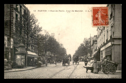 93 - PANTIN - LE MARCHE RUE DE PARIS - Pantin