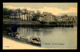 94 - JOINVILLE-LE-PONT - UN COIN DE MARNE - CARTE TOILEE ET COLORISEE - VOIR ETAT - Joinville Le Pont