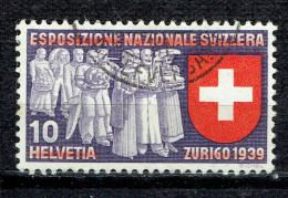 Exposition Nationale Zurich : Représentants Corporations Apportant à L'exposition Produits De Leur Travail (en It) - Used Stamps