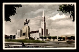 MOZAMBIQUE - LOURENCO MARQUES - CATEDRAL E ESTATUA A MOUSINHO - Mozambique