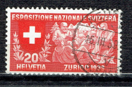 Exposition Nationale De Zurich : Allégorie De L'effort Spirituel Du Peuple Suisse (en Italien) - Used Stamps