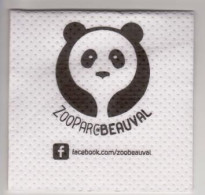 Serviette Papier Du Zoo De BEAUVAL (Panda) (2268)_Di074 - Serviettes Publicitaires