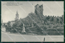 Treviso Castelfranco Veneto Castello Monumento Giorgione Cartolina RB7057 - Treviso