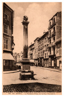 Epinal - La Fontaine Pinau Et La Rue Rualménil - Epinal