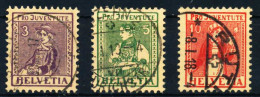 SCHWEIZ PRO JUVENTUTE Nr 133-135 Gestempelt X4C635E - Used Stamps