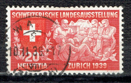 Exposition Nationale De Zurich : Allégorie De L'effort Spirituel Du Peuple Suisse (en Allemand) - Used Stamps