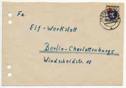 FRANZ. ZONE ALLG. AUSG. Nr 9 BRIEF EF X5BC326 - Emissioni Generali