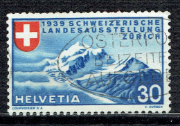 Exposition Nationale De Zurich : Pic Roseg Et Séracs Du Glacier De La Scherva (en Allemand) - Usati