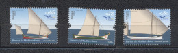 Portugal 2015-Euromed: Boats Of The Mediterranean Set (3v) - Unused Stamps