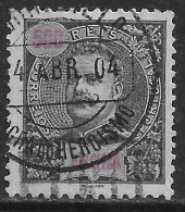 Angra – 1897 King Carlos 500 Réis Used Stamp - Angra