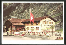AK Gadmen, Hotel-Restaurant Alpenrose, Sustenstrasse  - Gadmen 