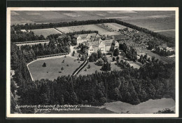 AK Greiffenberg I. Schlesien, Sanatorium Birkenhof, Fliegeraufnahme  - Schlesien