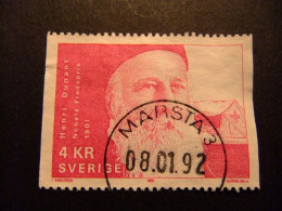 90 SUECIA SUEDE 1991 / HENRI DUNANT (fundador De CRUZ ROJA) / YVERT 1673 FU - Used Stamps