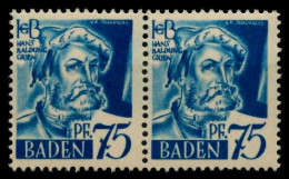 FZ BADEN 1. AUSGABE SPEZIALISIERT Nr 11vvI Und 11vv X7B8012 - Bade