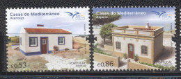Portugal 2018-Euromed: Houses In The Mediterrnean Set (2v) - Unused Stamps