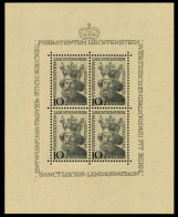 LIECHTENSTEIN BLOCK KLEINBOGEN Nr 247 Postfrisch KLEINB X6A8BEA - Blocks & Sheetlets & Panes