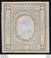 1862 Italia 2c. Bistro Sperimentale Effigie MNH Sassone N. 10S - Otros & Sin Clasificación