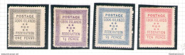 1892 COOK ISLANDS -  SG 1/4 LH* - Otros & Sin Clasificación