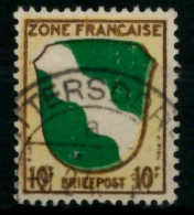 FRANZ. ZONE ALLG. AUSG. Nr 5 Gestempelt Gepr. X707E22 - Emisiones Generales