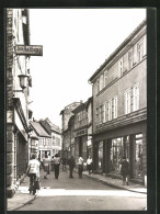 AK Salzwedel, Burgstrasse Mit Restaurant Zum Rathaus  - Salzwedel