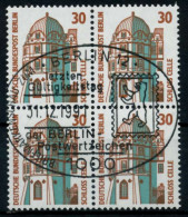 BERLIN DS SEHENSW Nr 793 Zentrisch Gestempelt VIERERBLOCK X7299FA - Used Stamps