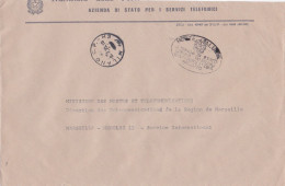 Italie-1975--lettre En Franchise De MILAN  C.P Pour  MARSEILLE-13 (France).. Cachet  9-7-75 --format  C5 - 1971-80: Poststempel