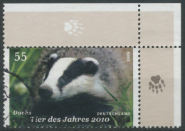 BRD BUND 2009 Nr 2767 Gestempelt ECKE-ORE X36B38A - Used Stamps
